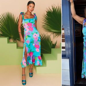 Show Me Your MuMu Garden Midi Dress
